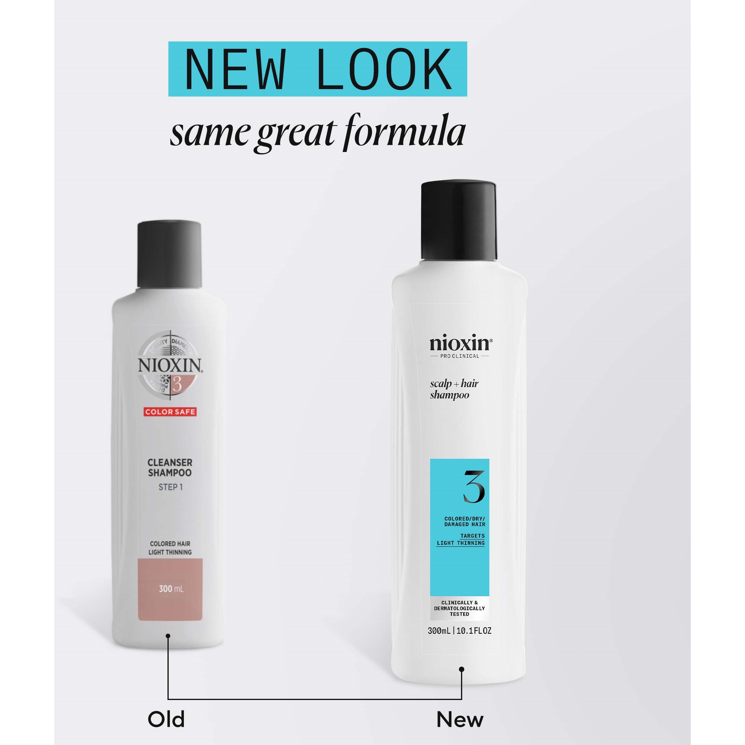 Nioxin System 3 Shampoo for Colored Thinning Hair 300 ml (obrázok 6)