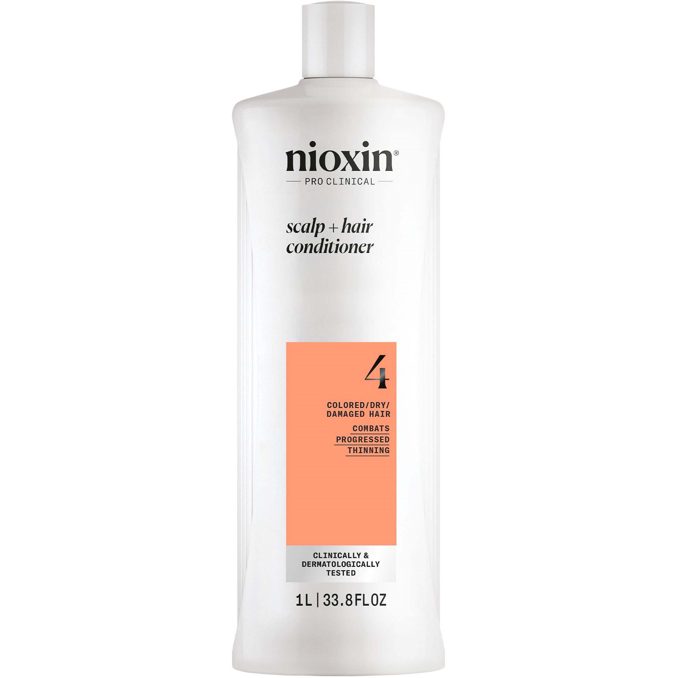 Nioxin System 4 Conditioner for Colored Thinning Hair 1000 ml billede