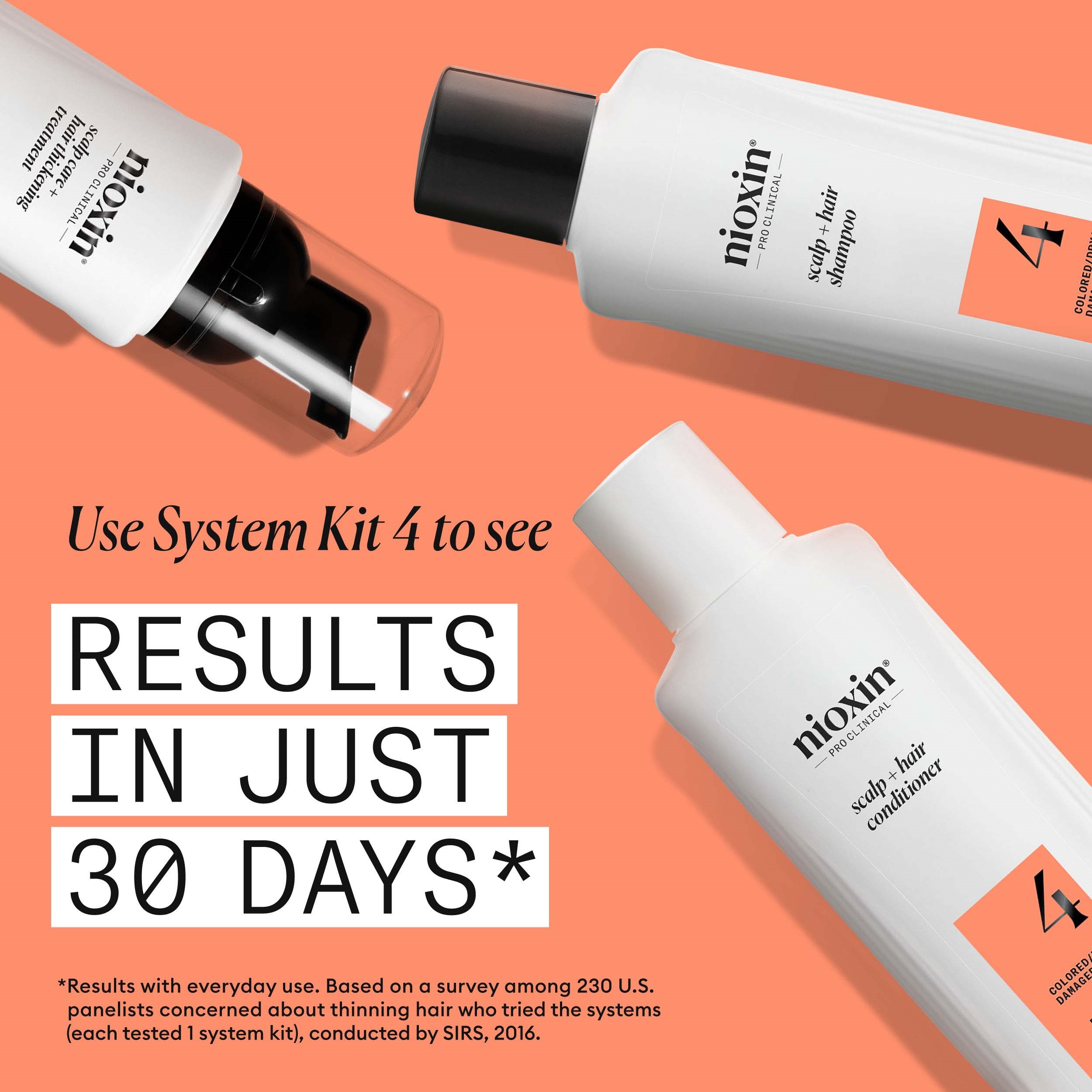 Nioxin System 4 Shampoo for Colored Thinning Hair 300 ml (obrázok 5)