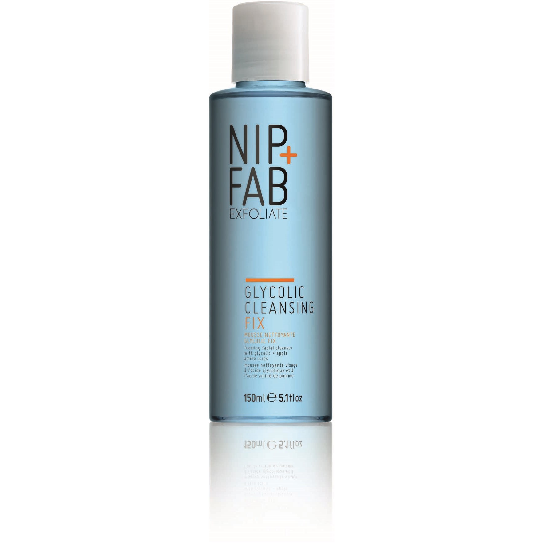 Фото - Засіб для очищення обличчя і тіла NIP+FAB Exfoliate Glycolic Cleansing Fix 150 ml