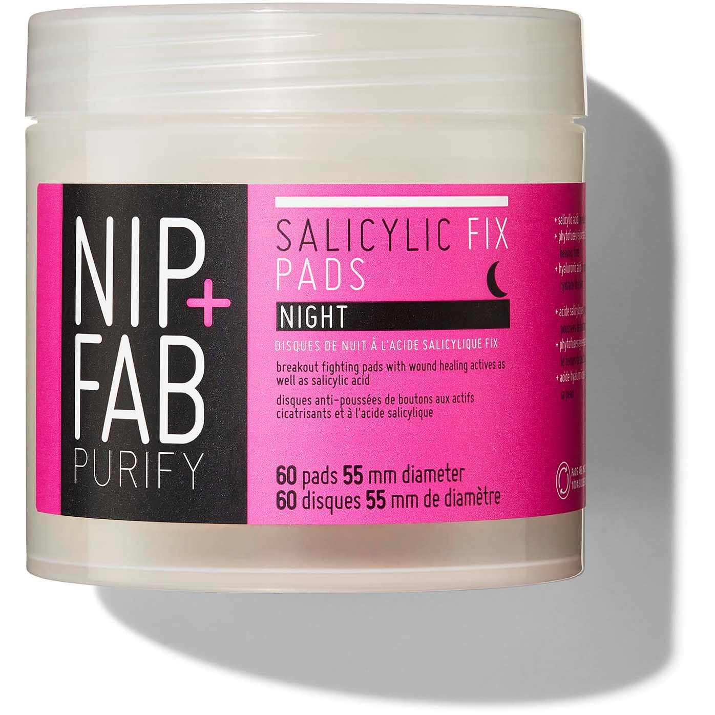 Läs mer om NIP+FAB Purify Salicylic Fix Pads Night 60 pcs