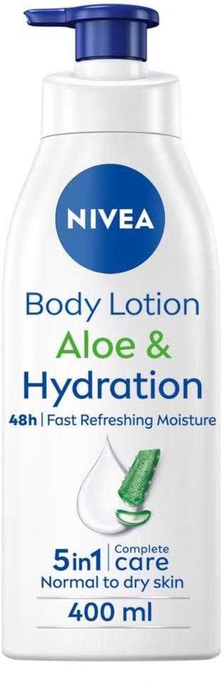 NIVEA Aloe & Hydration Pump Body Lotion 400 ml