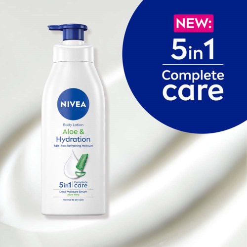 NIVEA Aloe & Hydration Pump Body Lotion 400 ml | lyko.com