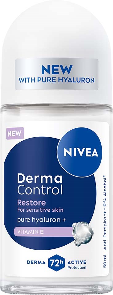 NIVEA Derma Control Restore Sensitive Roll On 50 ml