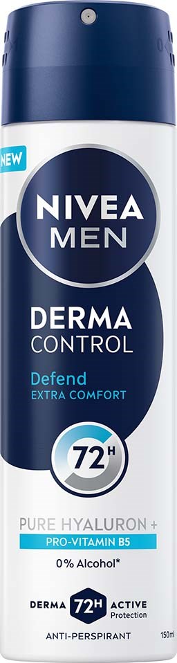 NIVEA MEN Derma Control Antiperspirant Deo Spray Defend 150 ml