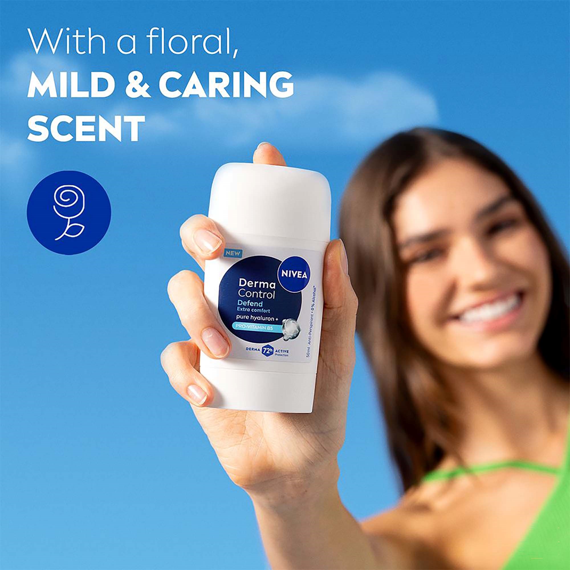 NIVEA Derma Control Antiperspirant Deo Stick Defend 50 ml (zdjęcie 6)