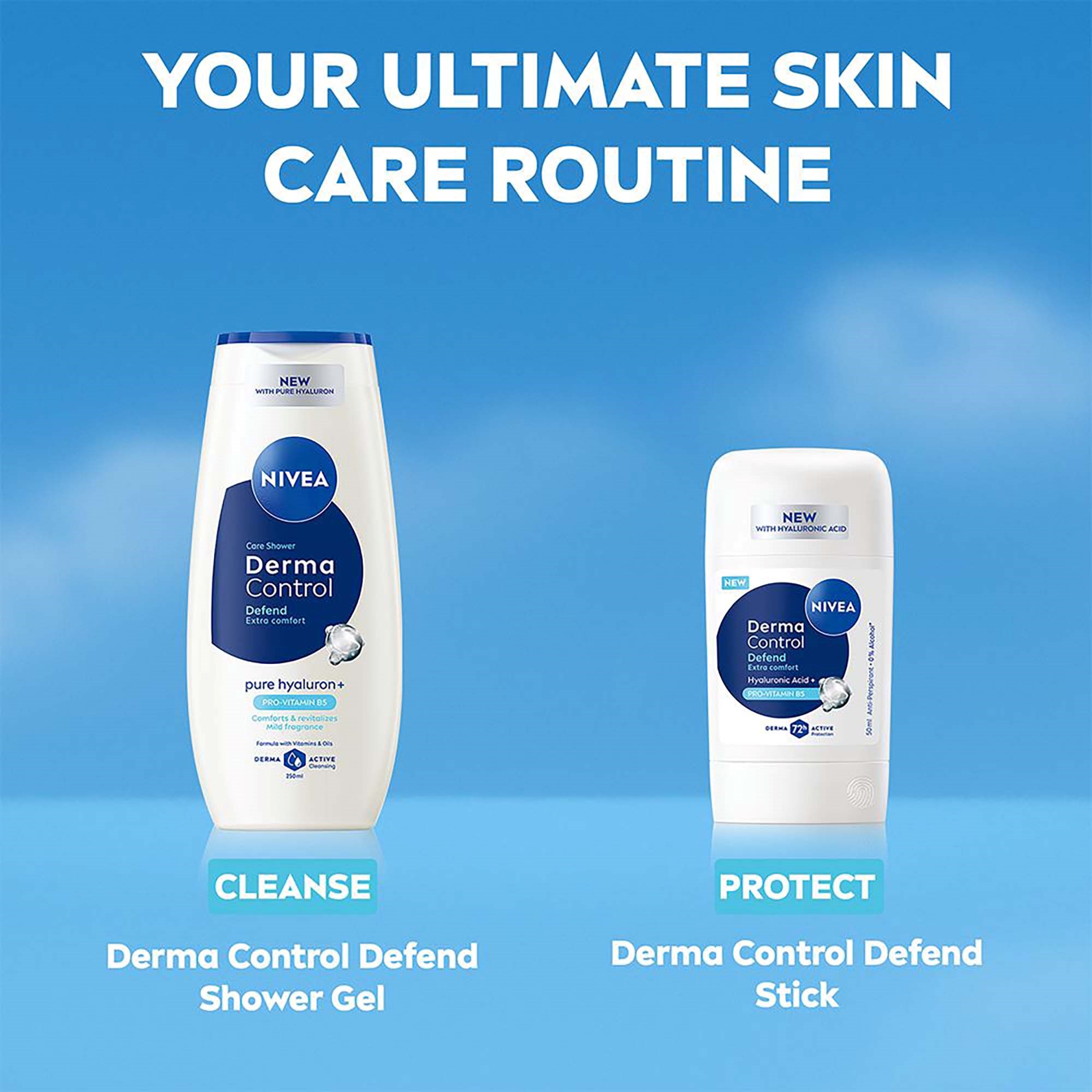 NIVEA Derma Control Antiperspirant Deo Stick Defend 50 ml (zdjęcie 8)