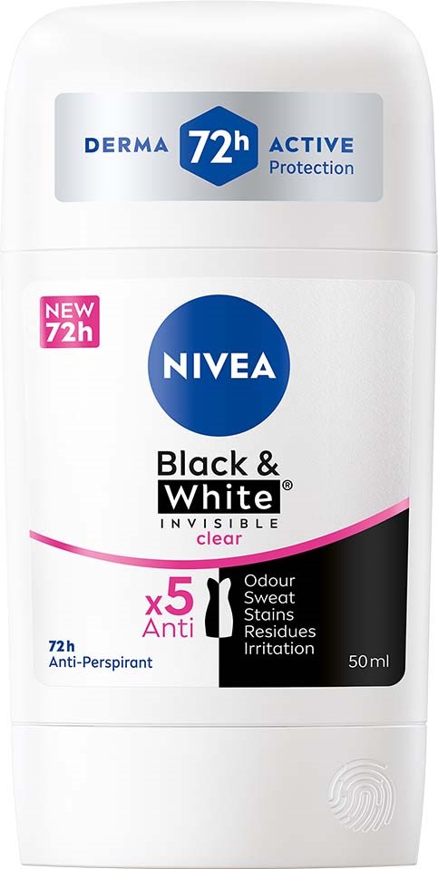 NIVEA Black & White Anti-Perspirant Stick 50 ml