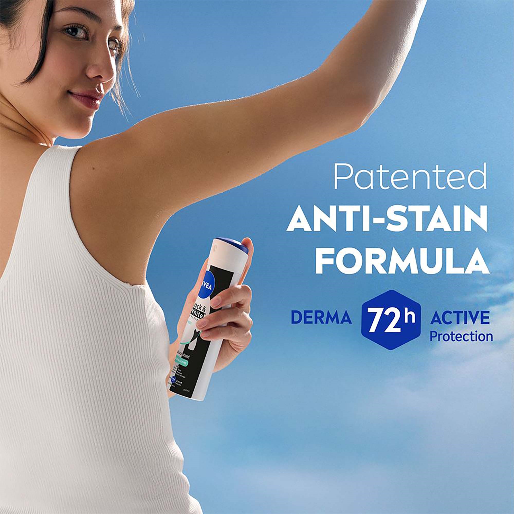 NIVEA Black & White Fresh Spray 150 ml (zdjęcie 5)