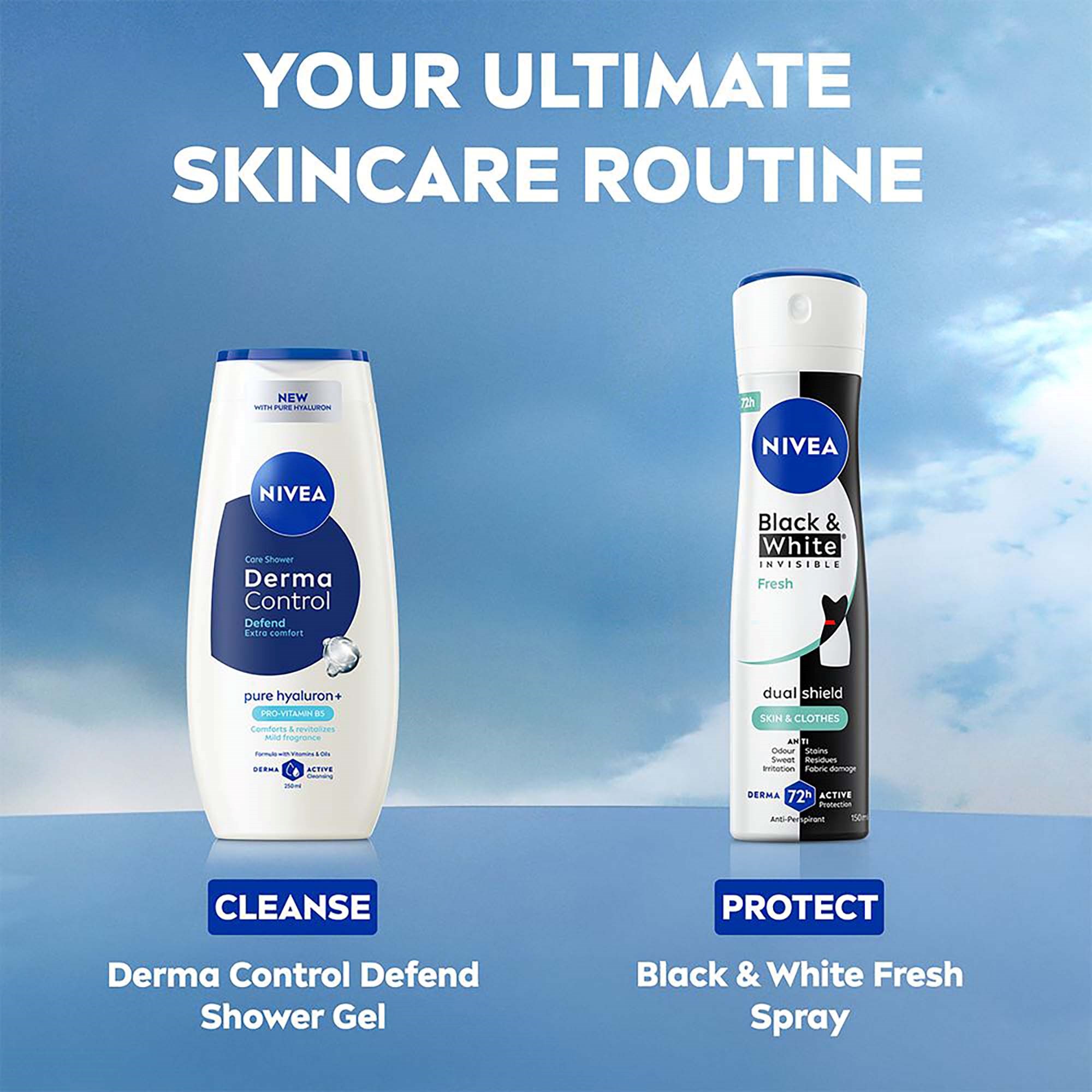 NIVEA Black & White Fresh Spray 150 ml (zdjęcie 7)