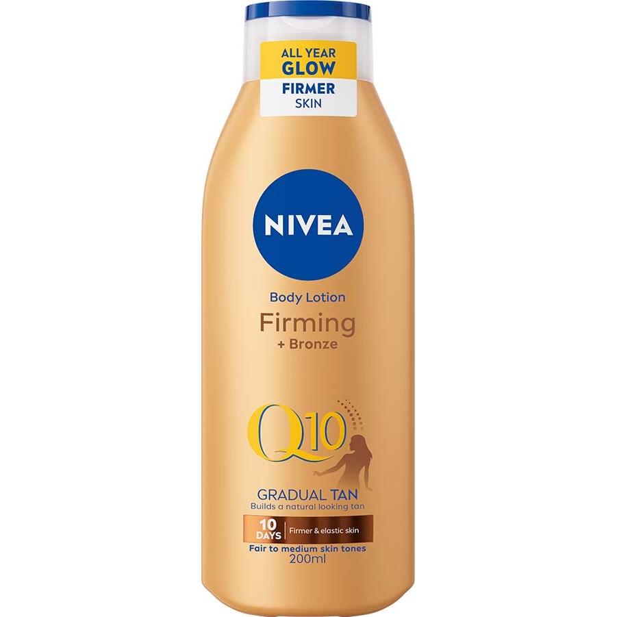 Фото - Крем і лосьйон Nivea Q10 Body Lotion Gradual Tan Q16 200 ml 