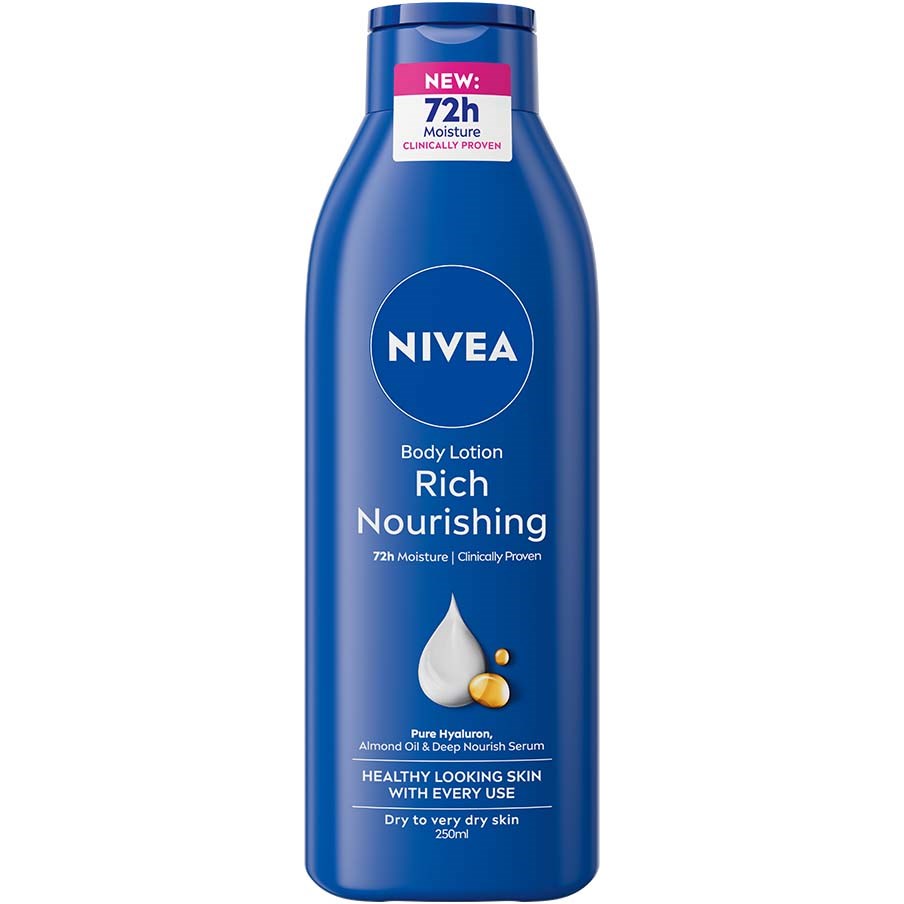 Фото - Крем і лосьйон Nivea Body Lotion Rich Nourishing 250 ml 