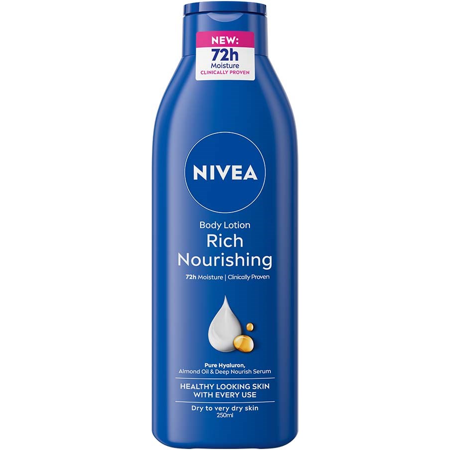 NIVEA Body Lotion Rich Nourishing 250 ml billede