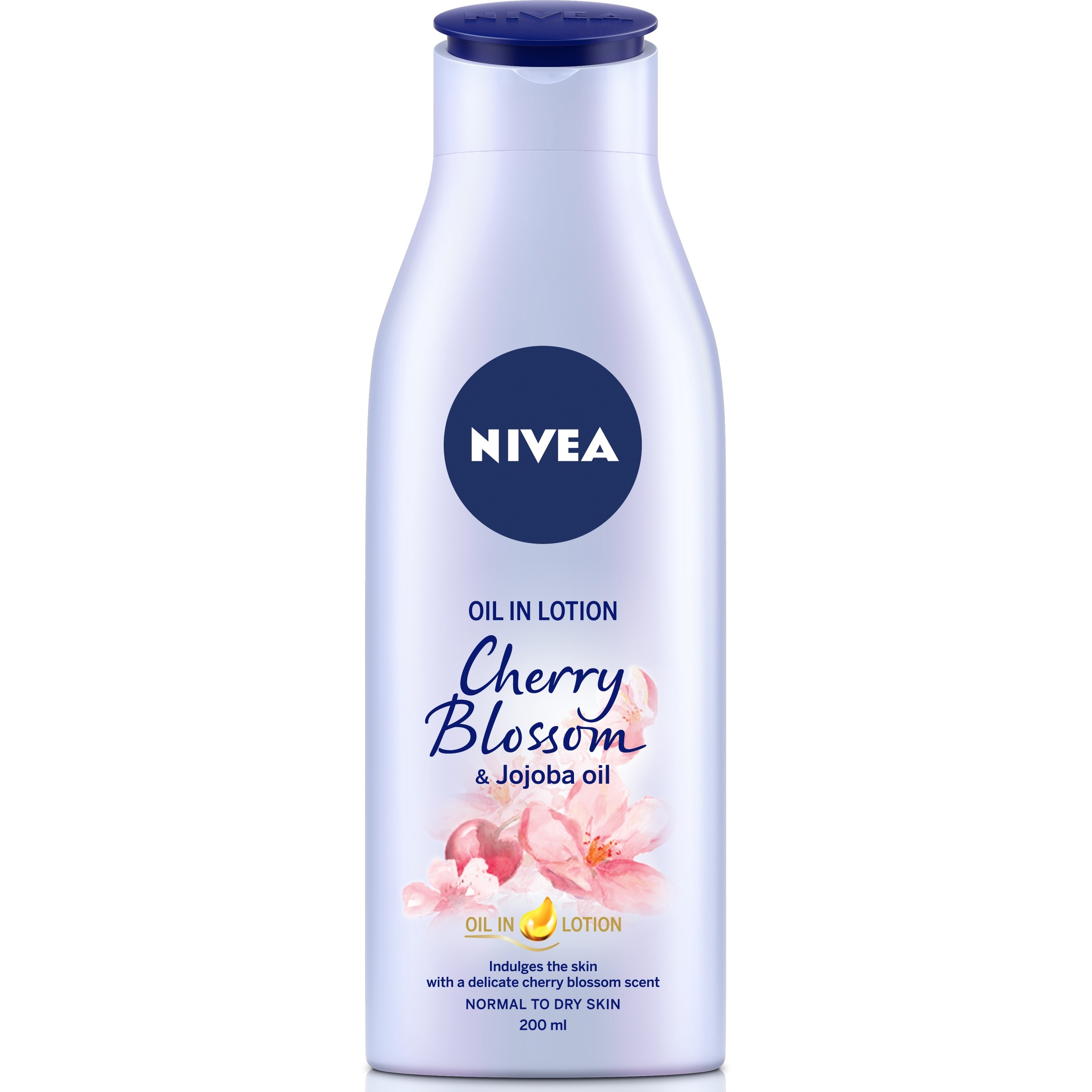 Bilde av Nivea Body Oil In Lotion Cherry Blossom & Jojoba Oil 200 Ml