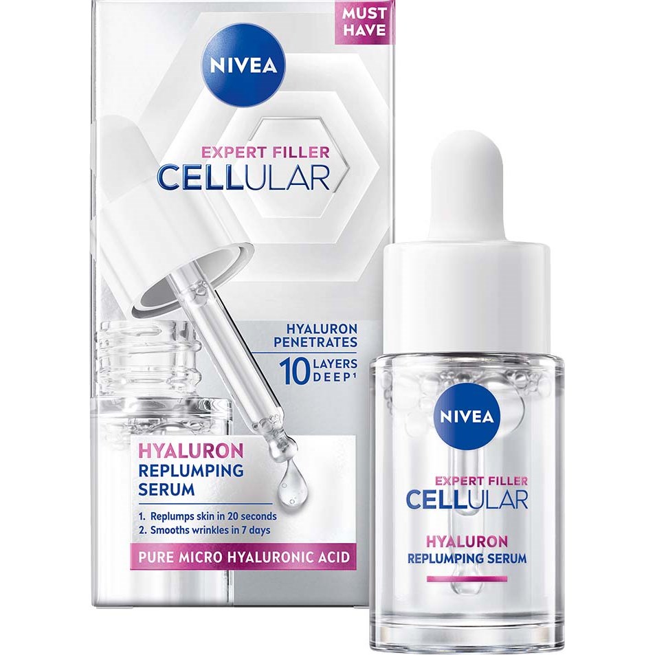 NIVEA Cellular Expert Filler Hyaluron Replumping Serum 15 ml billede