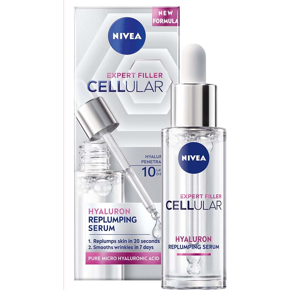 NIVEA Cellular Expert Filler Hyaluron Replumping Serum 30 ml billede