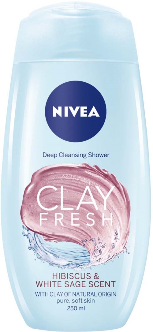 NIVEA Clay Shower Hibiscus & Sage 250 ml