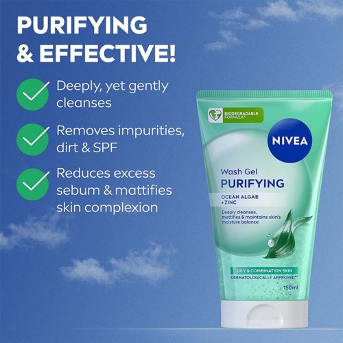 NIVEA Wash Gel Purifying 150 ml