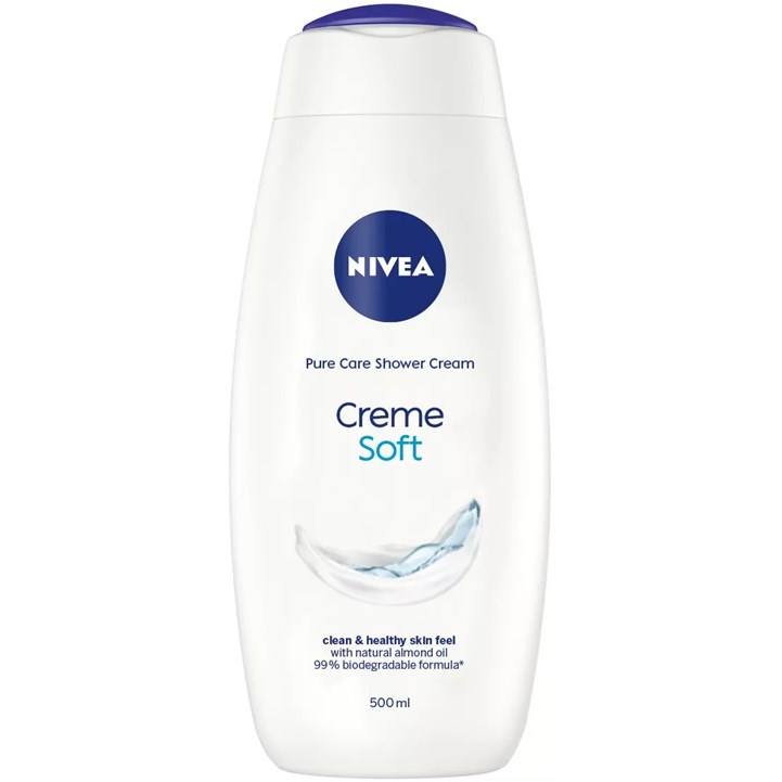 NIVEA Creme Soft Pure Care Shower Cream 500 ml billede