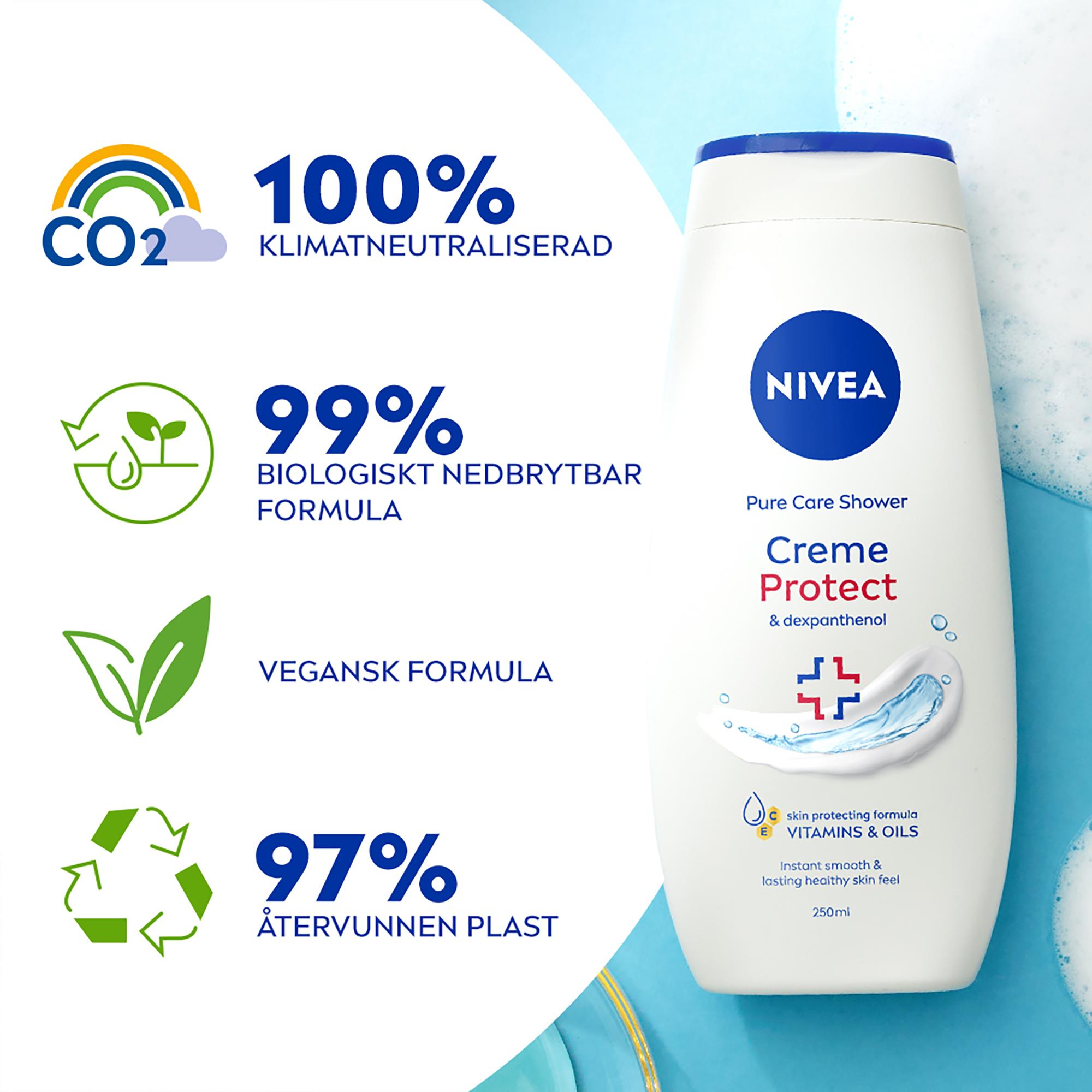 NIVEA Duschkr m Creme Protect 250 Ml Lyko nivea-duschkr-m-creme-protect-250-ml-lyko