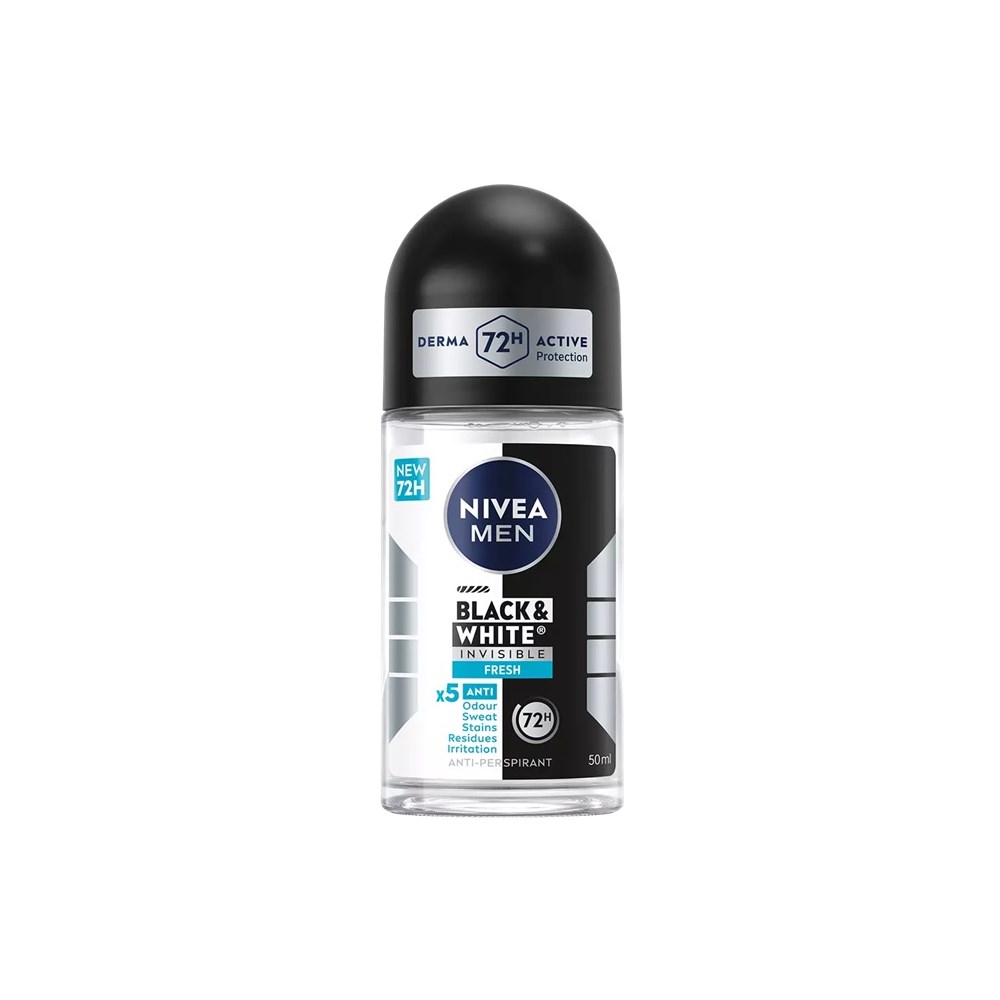 NIVEA Deo Invisible Black & White Fresh Roll on 50 ml