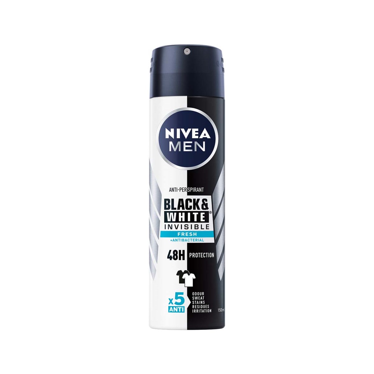 Läs mer om NIVEA Deo Invisible Black & White Fresh Spray 150 ml