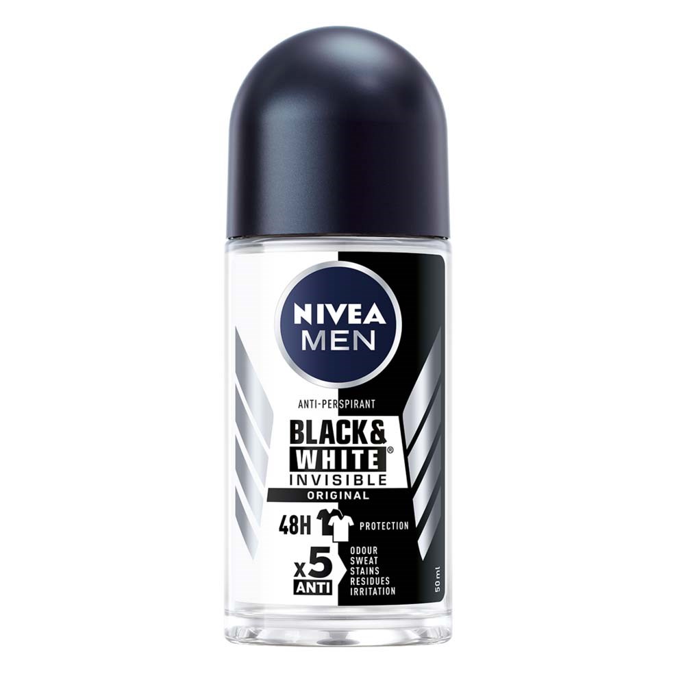 NIVEA For Men Deo Roll-on Black & White Power Men 50 ml