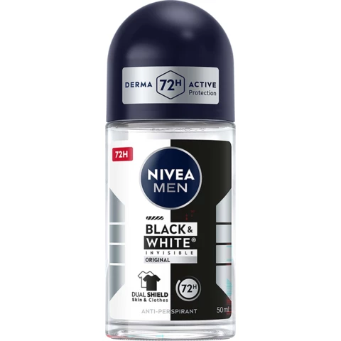 NIVEA MEN Antiperspirant Deo Black & White Original Roll on från Nivea