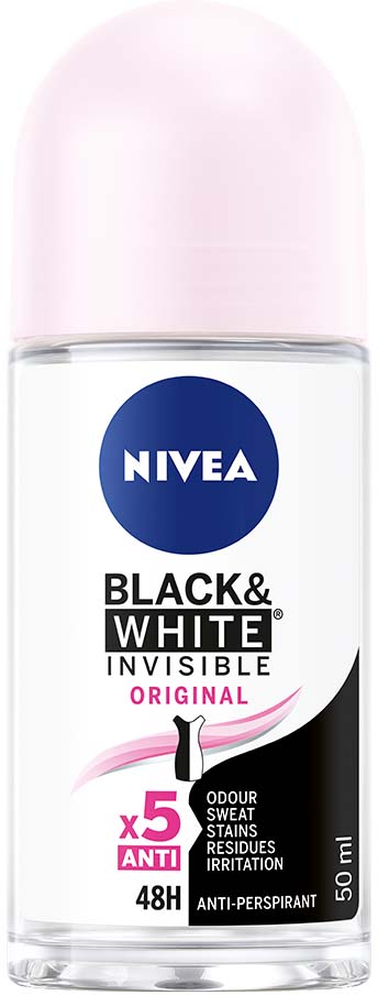Reiziger dump bezig NIVEA Deo Roll-On Black&White Clear Female 50 ml | lyko.com