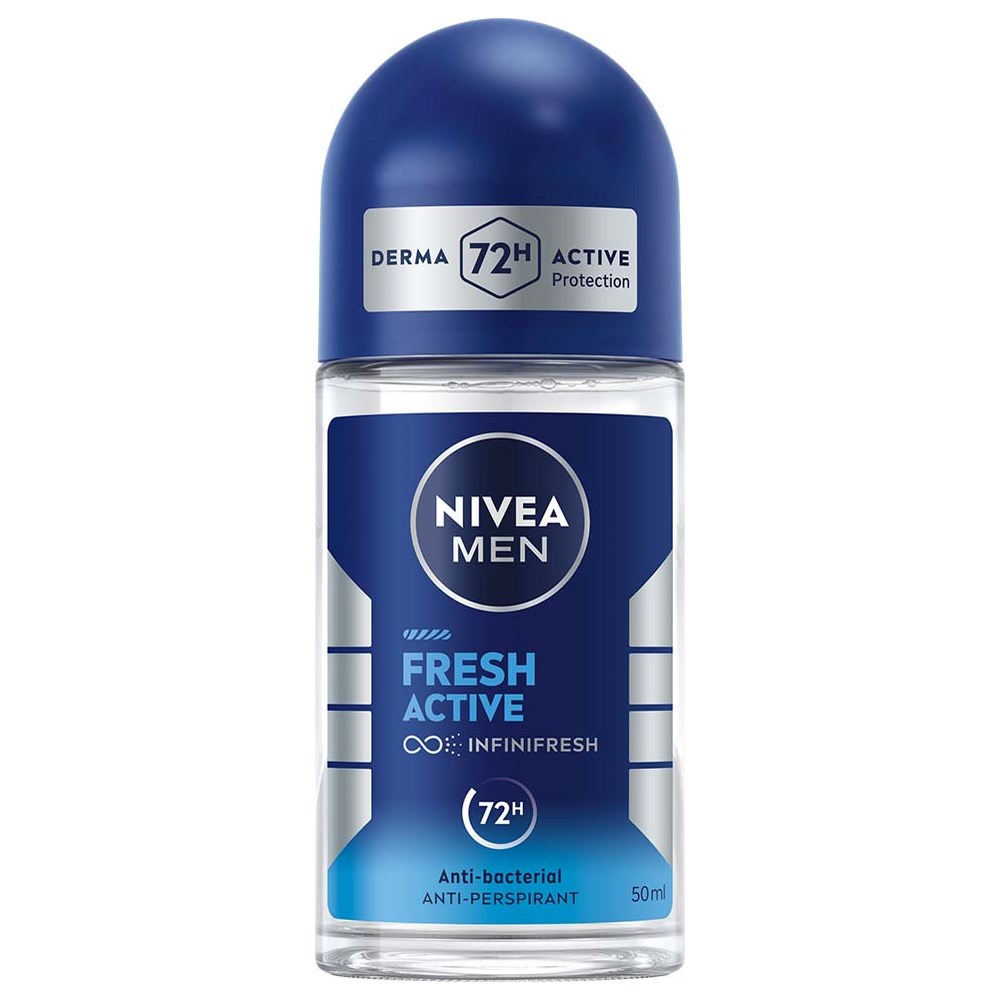 NIVEA MEN Antiperspirant Deo Fresh Active Roll on 50 ml