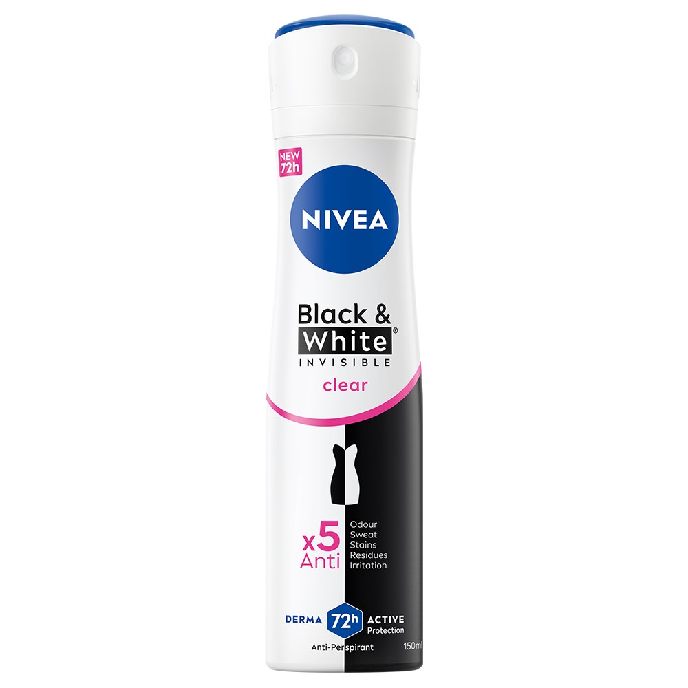 Produktfoto för NIVEA Black & White Original Spray 150 ml
