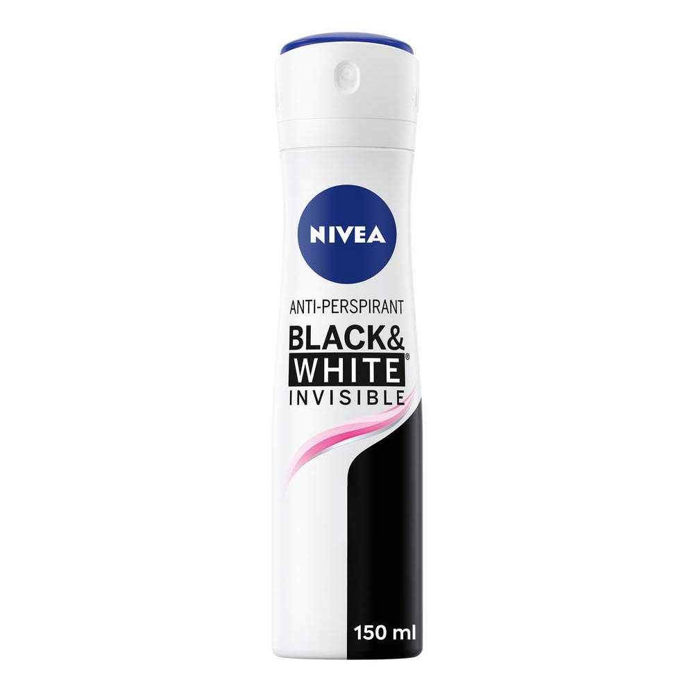 NIVEA Deo Spray Invisible Black & White Clear 150 ml