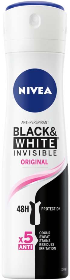 Nivea Deo Spray Invisible Black & White Clear