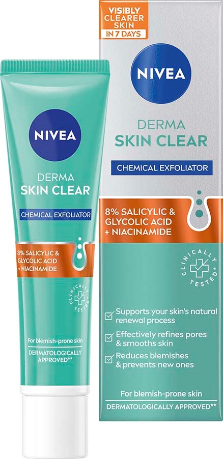 NIVEA Derma Skin Clear Night Exfoliator 40 ml