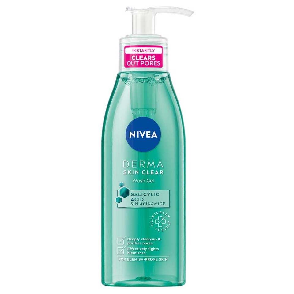 Läs mer om NIVEA Derma Skin Clear Wash Gel 150 ml
