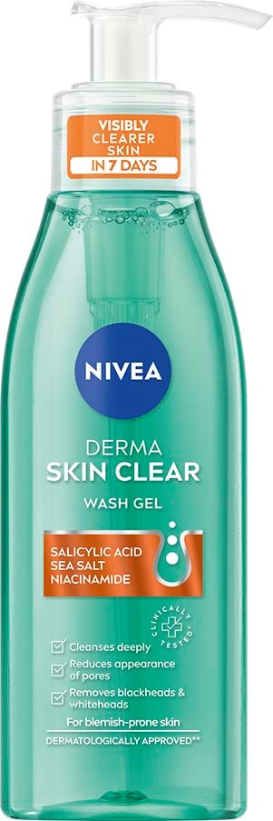 NIVEA Derma Skin Clear Wash Gel 150 ml