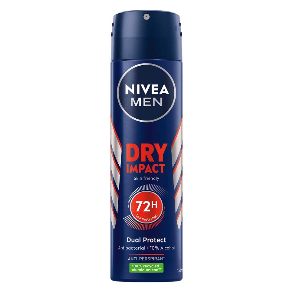Läs mer om NIVEA MEN Dry Impact Spray 150 ml