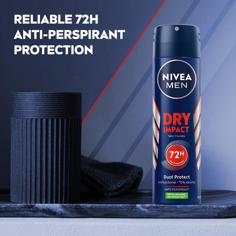 NIVEA Dry Impact Spray 150 ml