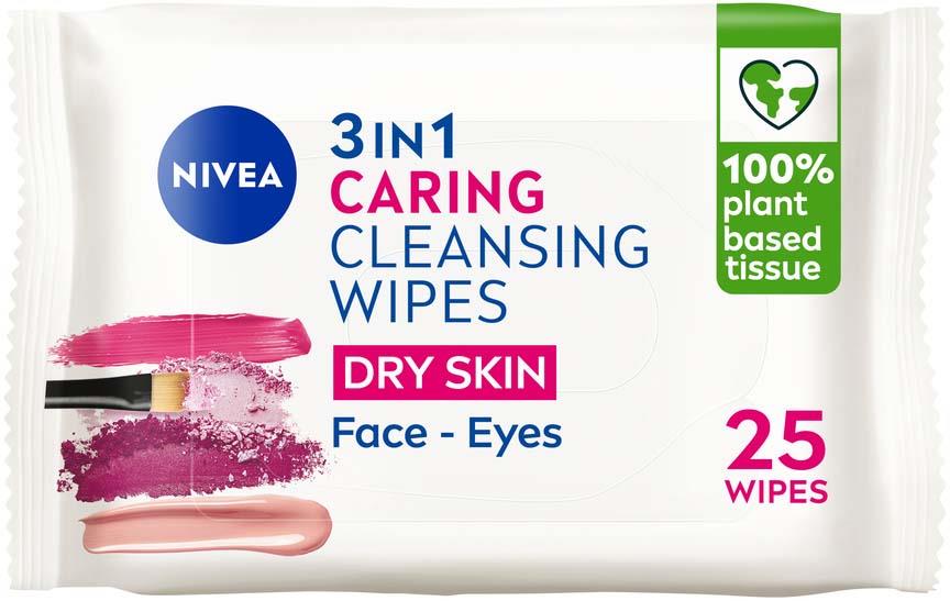 Nivea Essentials 3-in-1 Gentle Cleansing Wipes 