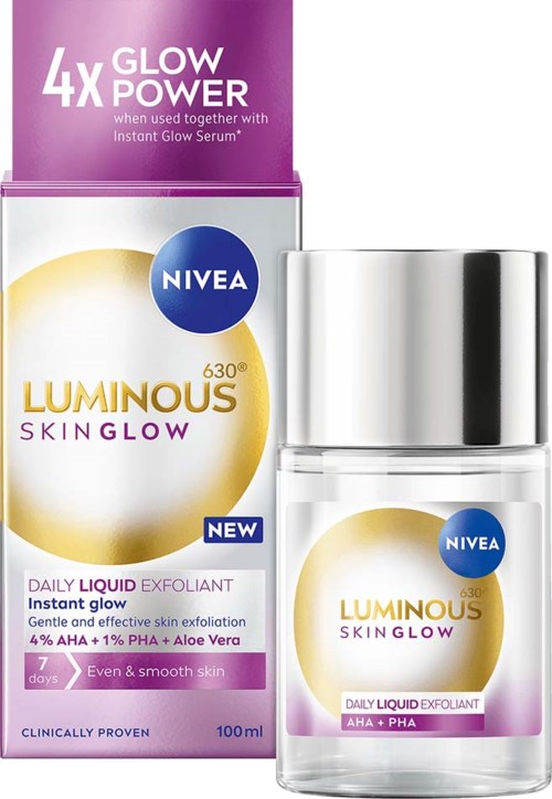 NIVEA Luminous630 Exfoliator Skin Glow Daily Liquid 100 ml