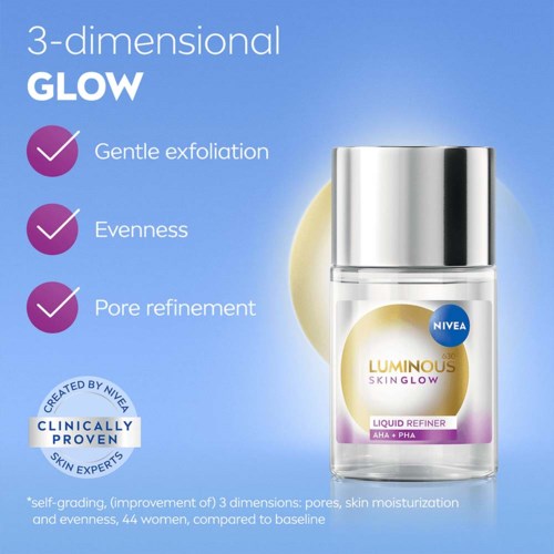 NIVEA Luminous630 Exfoliator Skin Glow Daily Liquid 100 ml