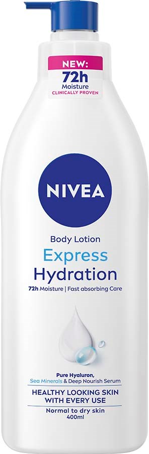NIVEA NIVEA Express Hydration Body Lotion Pump 400 ml
