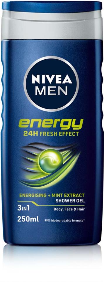 NIVEA MEN Energy Shower Gel 250 ml 