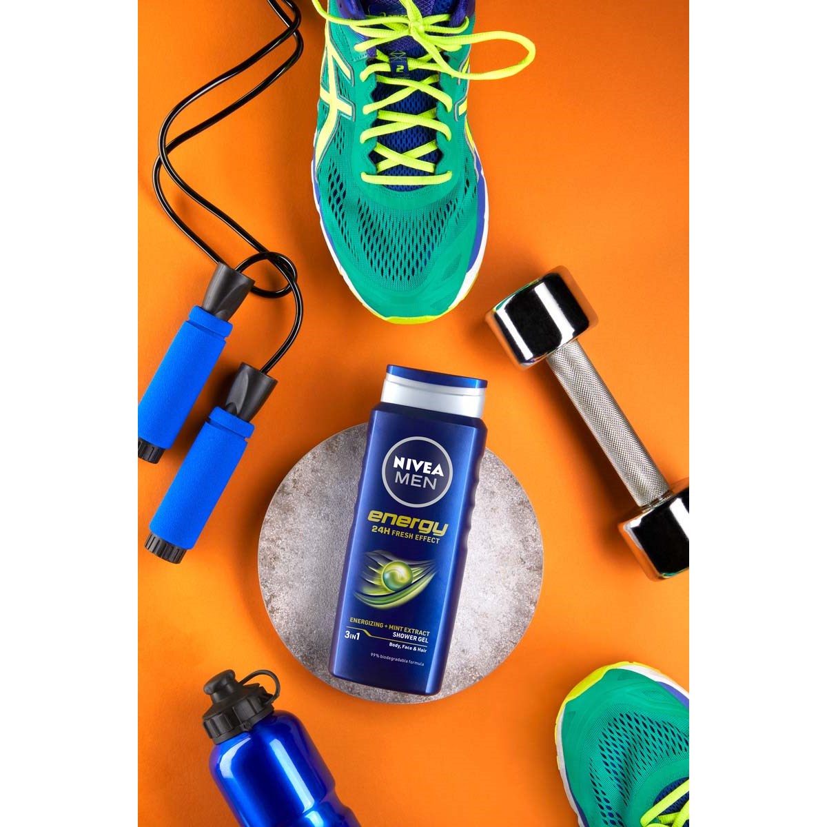 Alternativ bild 1 för NIVEA MEN Energy Shower Gel 500 ml