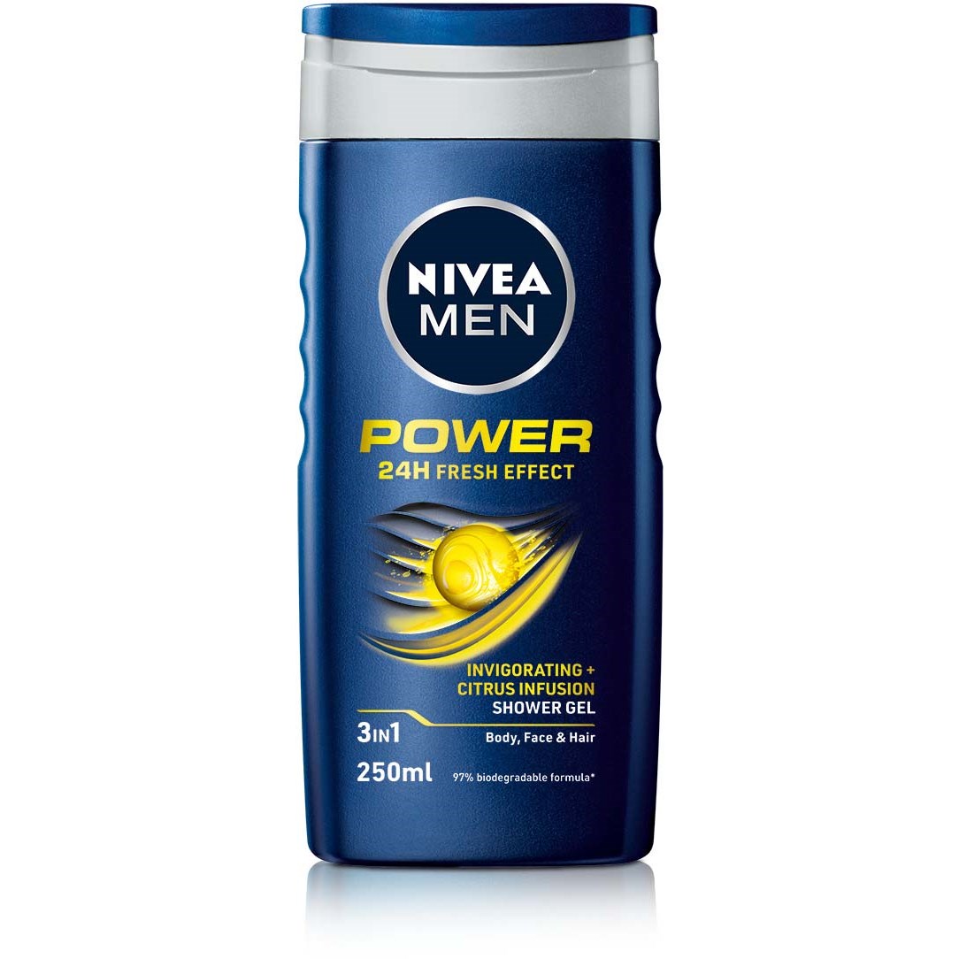 Bilde av Nivea For Men Power Refresh Shower Gel 250 Ml