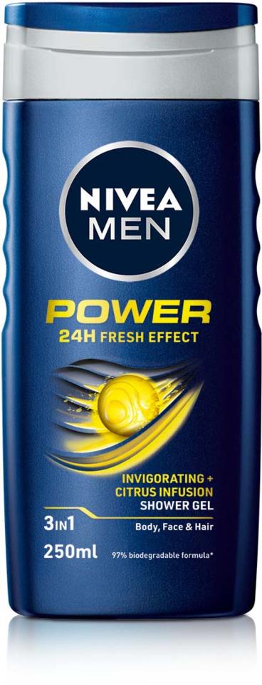 Nivea For Men Power Refresh Shower Gel