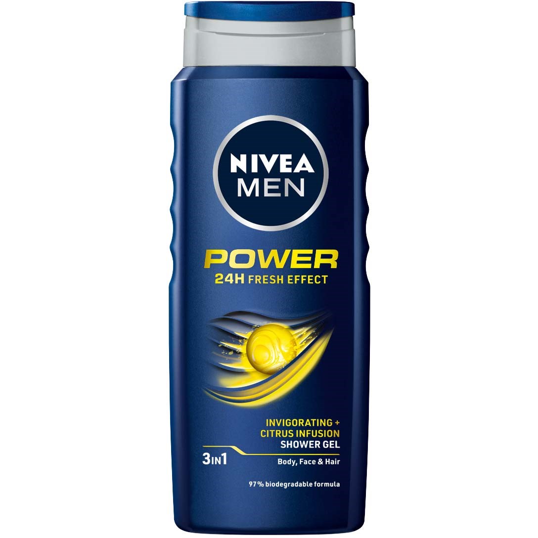 Bilde av Nivea For Men Power Refresh Shower Gel 500 Ml