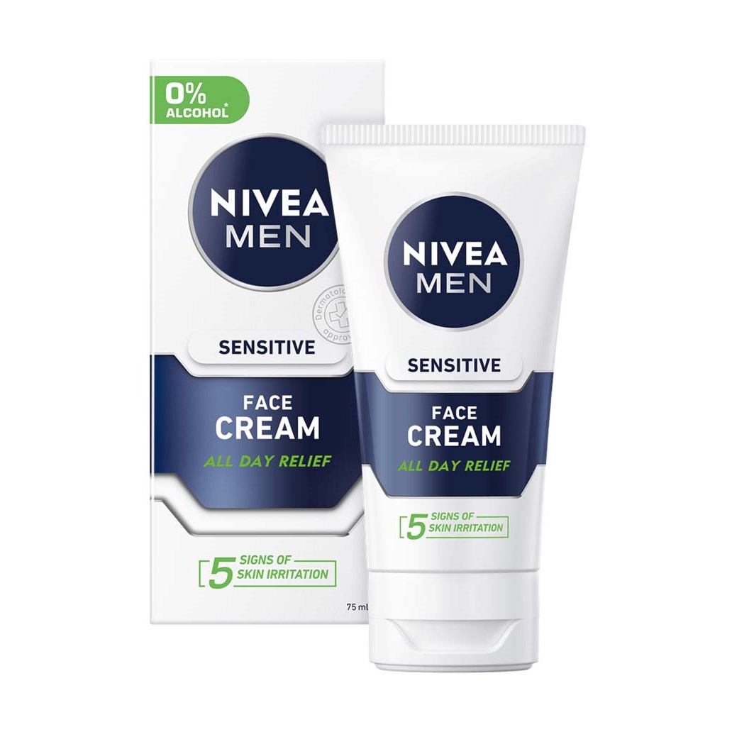 Läs mer om NIVEA For Men Sensitive Face Cream 75 ml
