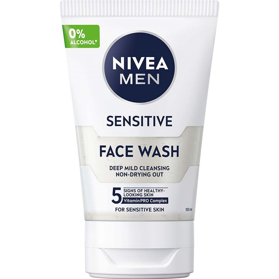 Фото - Засіб для очищення обличчя і тіла Nivea MEN Sensitive Face Wash 100 ml 