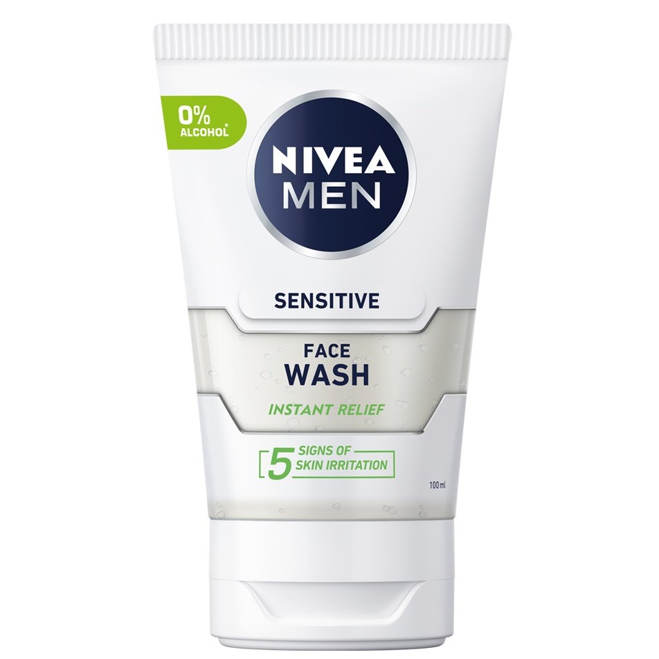 Läs mer om NIVEA For Men Sensitive Face Wash 100 ml